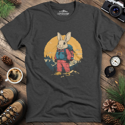 Backpacking Bunny T-Shirt – Cute Rabbit on an Outdoor Adventure