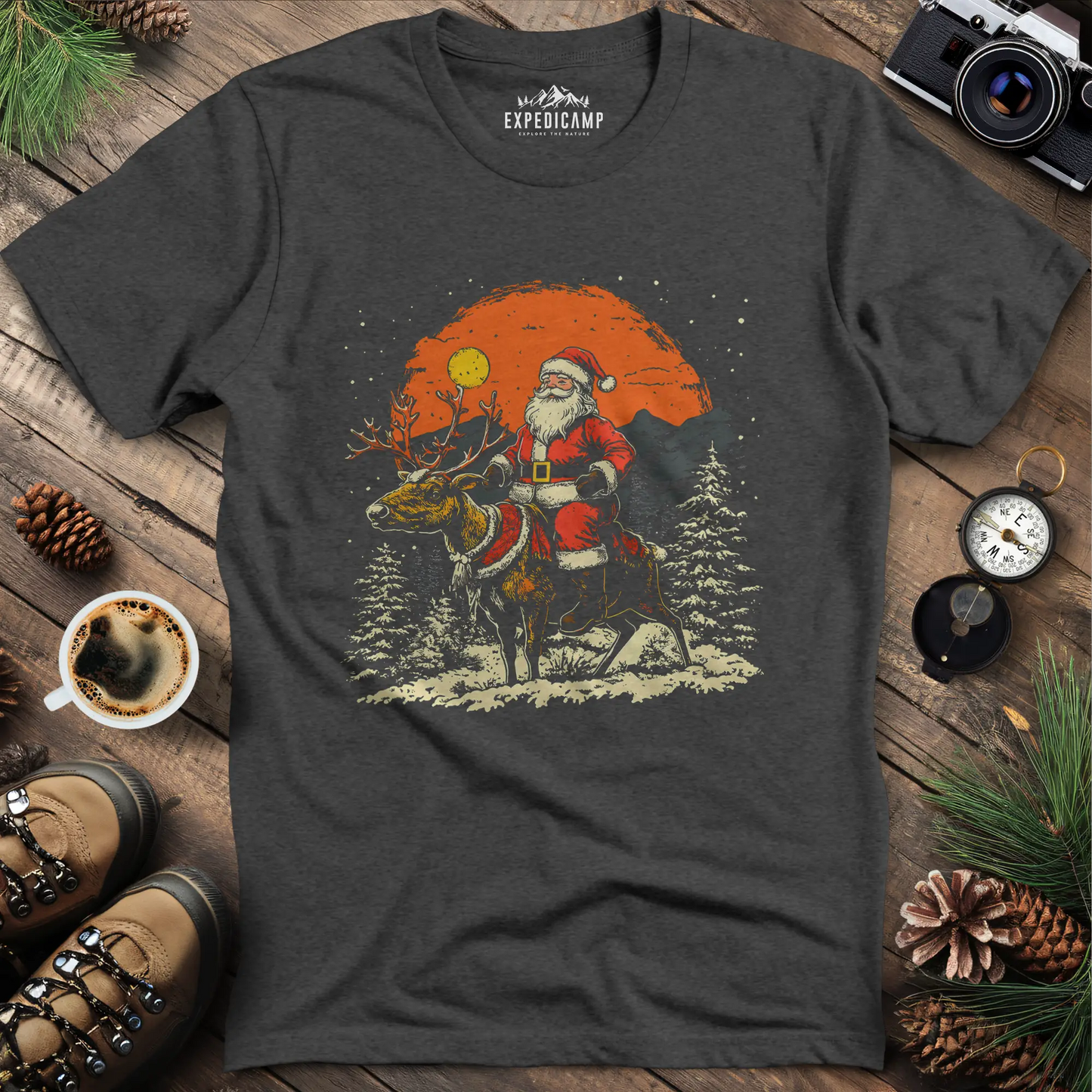 Santa in the Wilderness T-Shirt