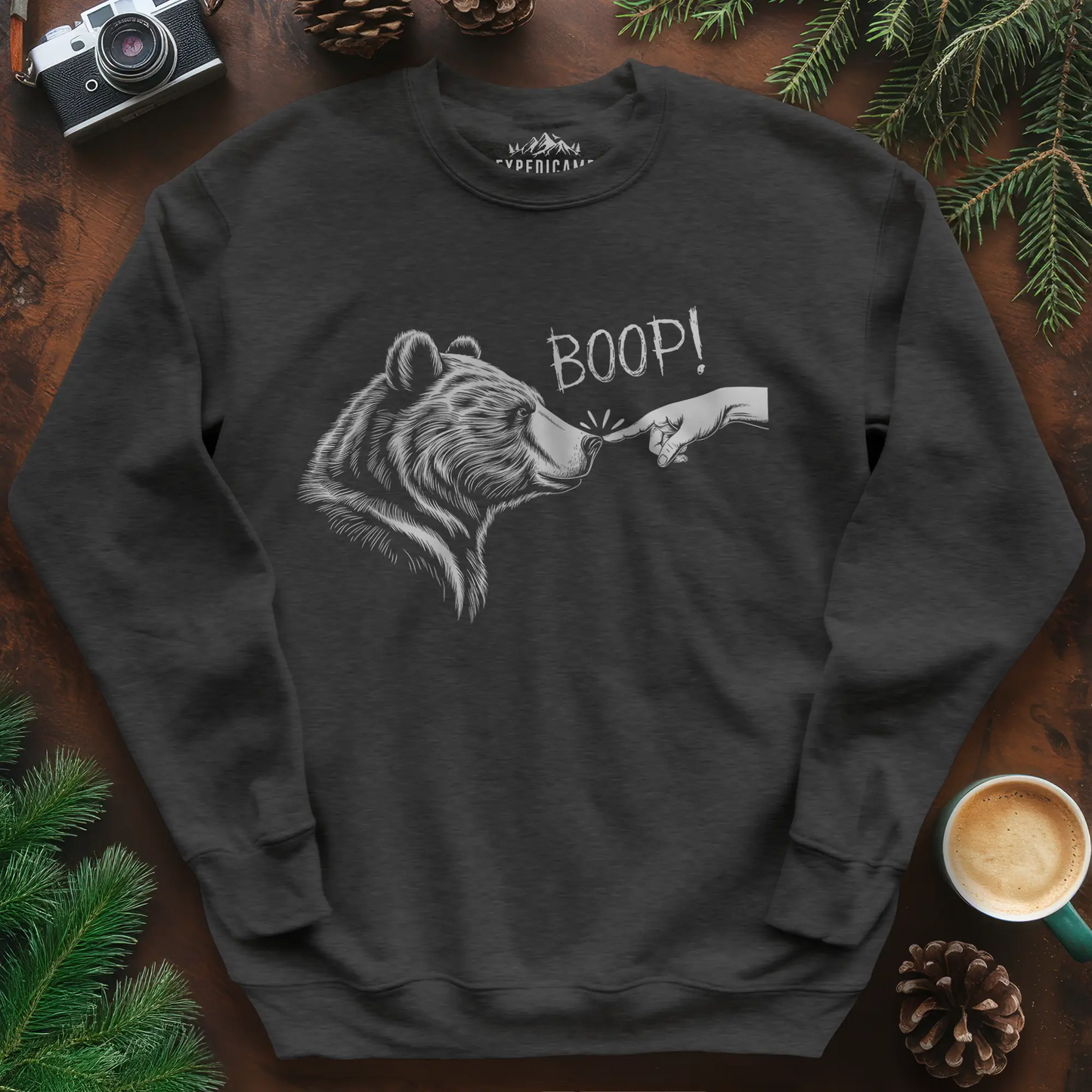 Boop Bear Sweatshirt – Funny Bear Lover Sweatshirt