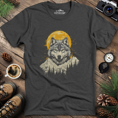 Golden Moon Wolf T-Shirt