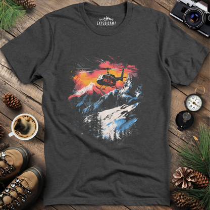 Mountain Rescue Helicopter Adventure T-Shirt