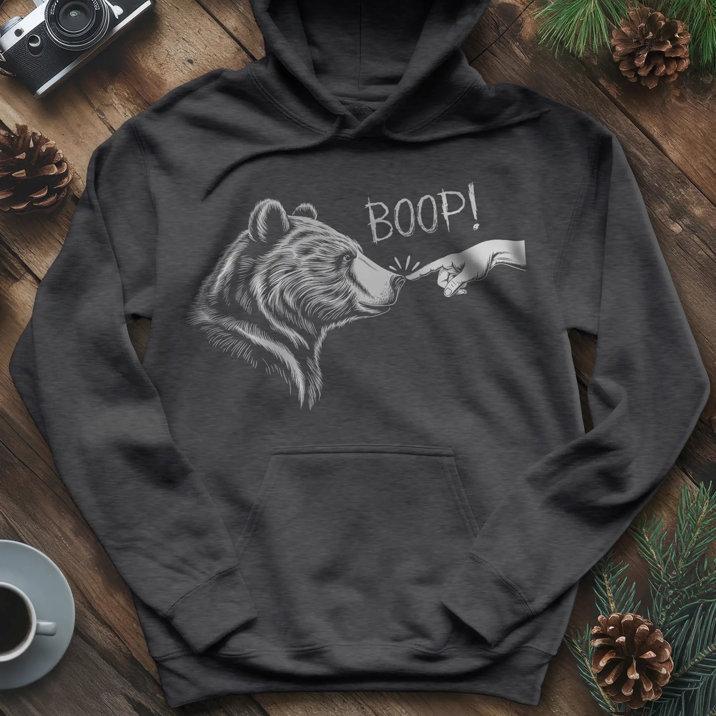 Boop Bear Hoodie – Cozy and Playful Bear Lover’s Hoodie