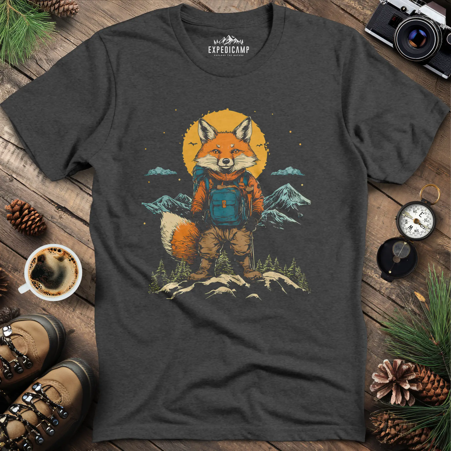 Fox Cub Hiker T-Shirt – Little Adventurer