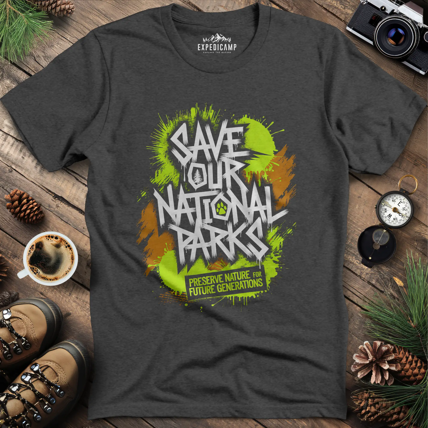 Graffiti Save Our National Parks T-Shirt