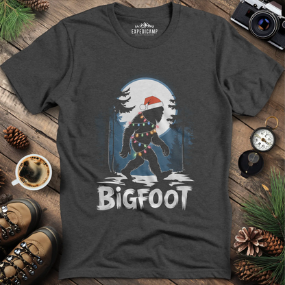 Bigfoot Christmas Lights T-Shirt