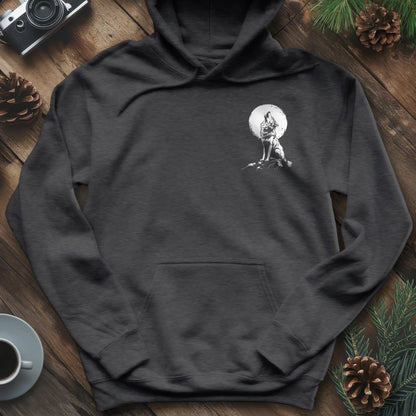 Lone Wolf Full Moon Hoodie