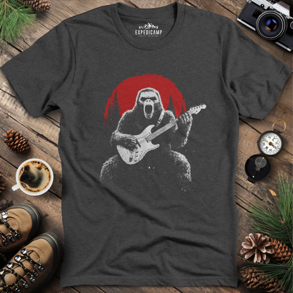 Rocking Bigfoot Guitarist T-Shirt