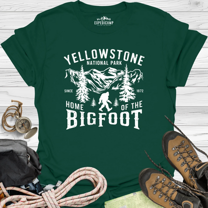 Yellowstone Home Of The Bigfoot National Park T-Shirt