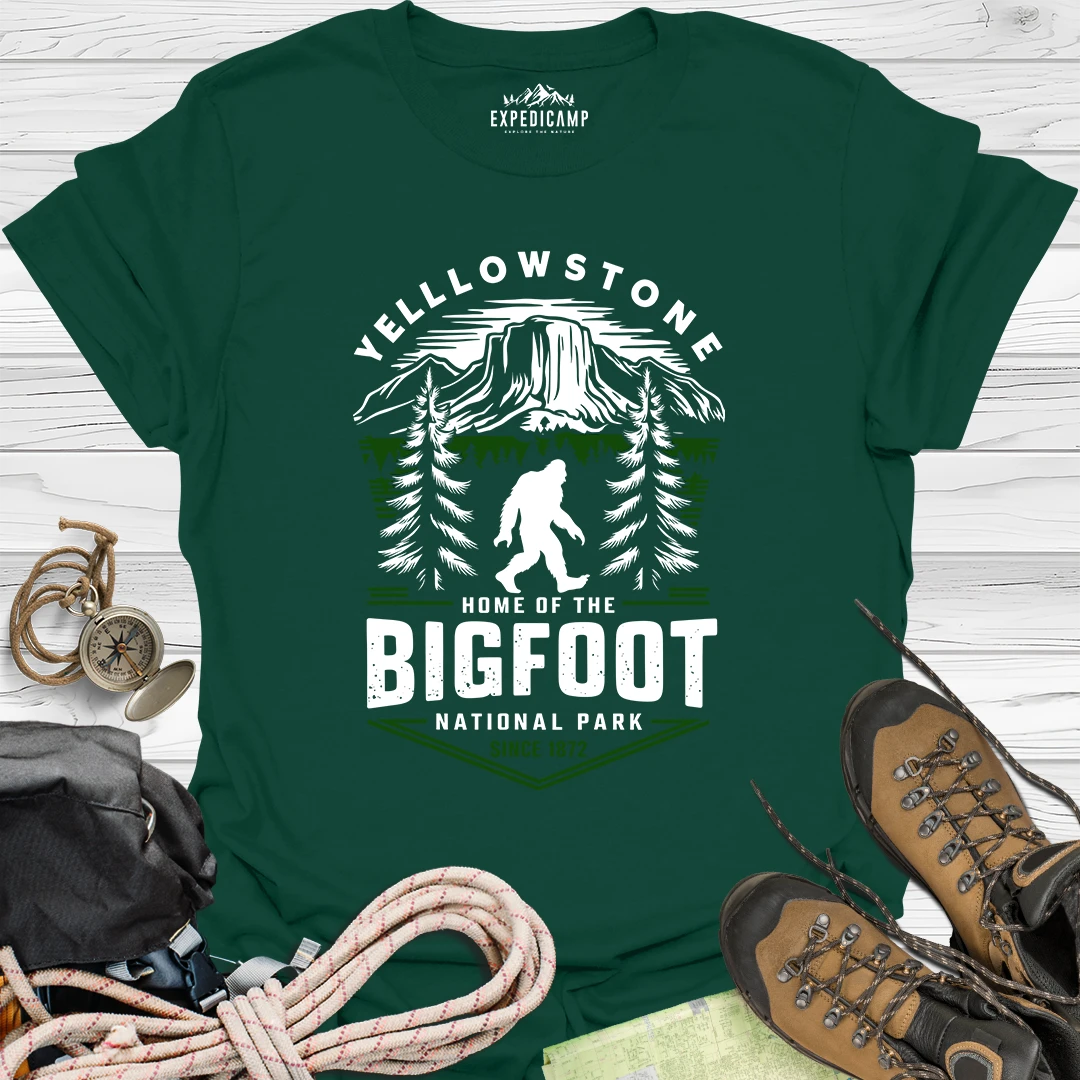 Yellowstone Home Of The Bigfoot National Park T-Shirt