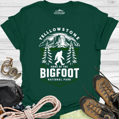 Yellowstone Home Of The Bigfoot National Park T-Shirt