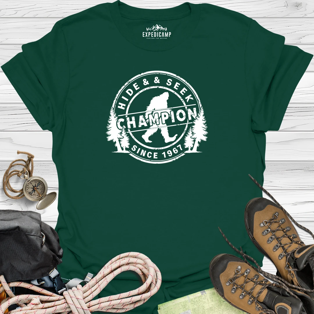 Bigfoot Hide And Seek World Champion SINCE 1967 T-Shirt