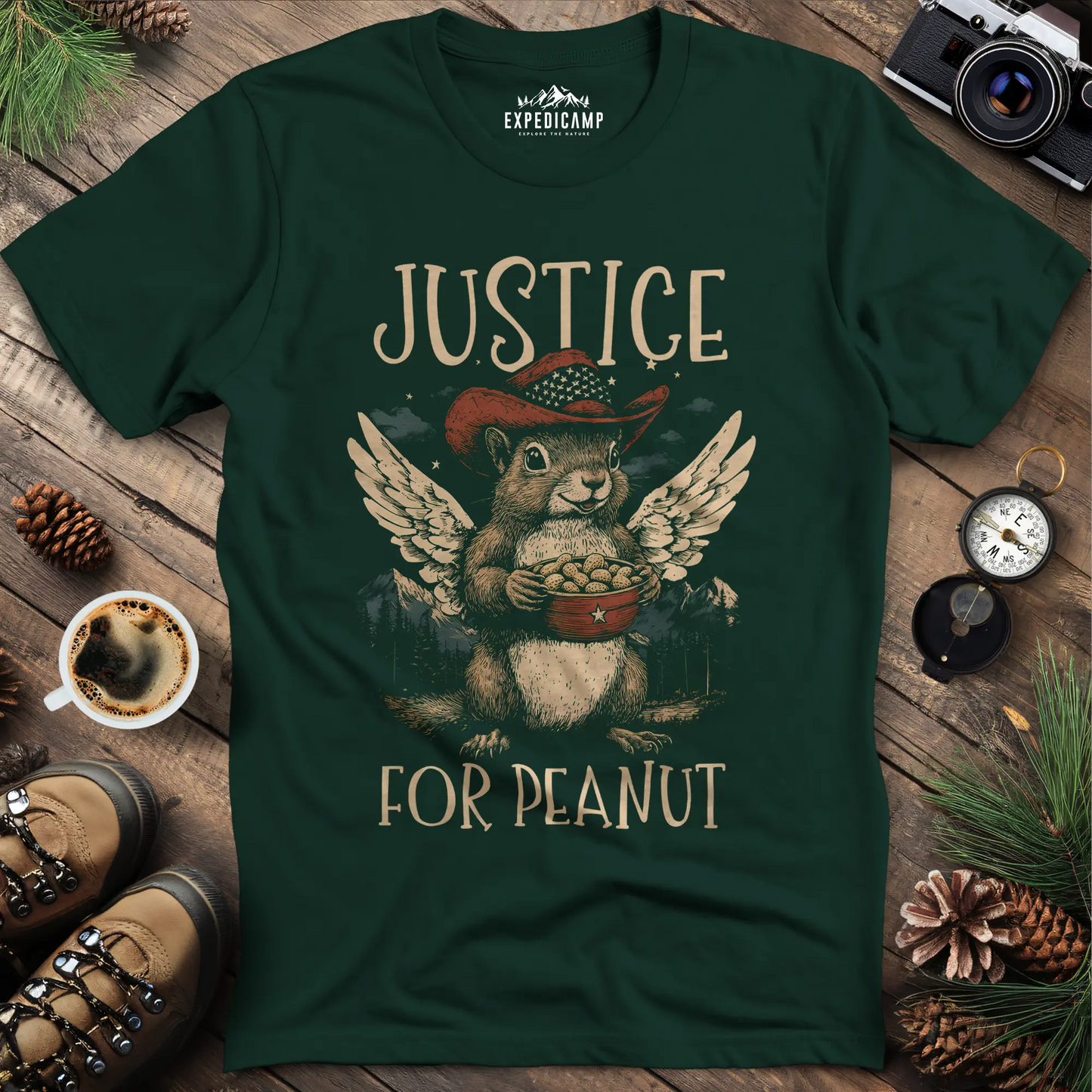 Justice for Peanut T-Shirt - Stand for the Squirrel Hero