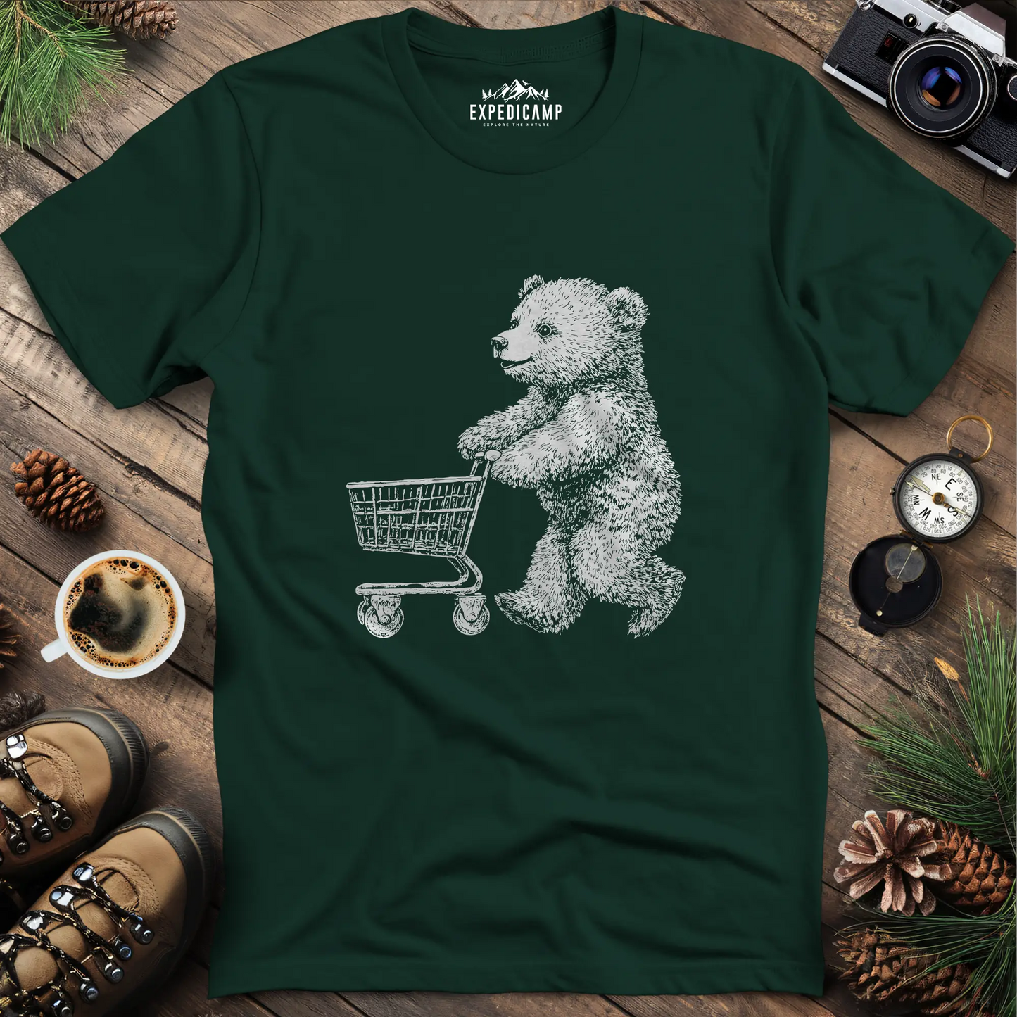 Shopping Bear T-Shirt