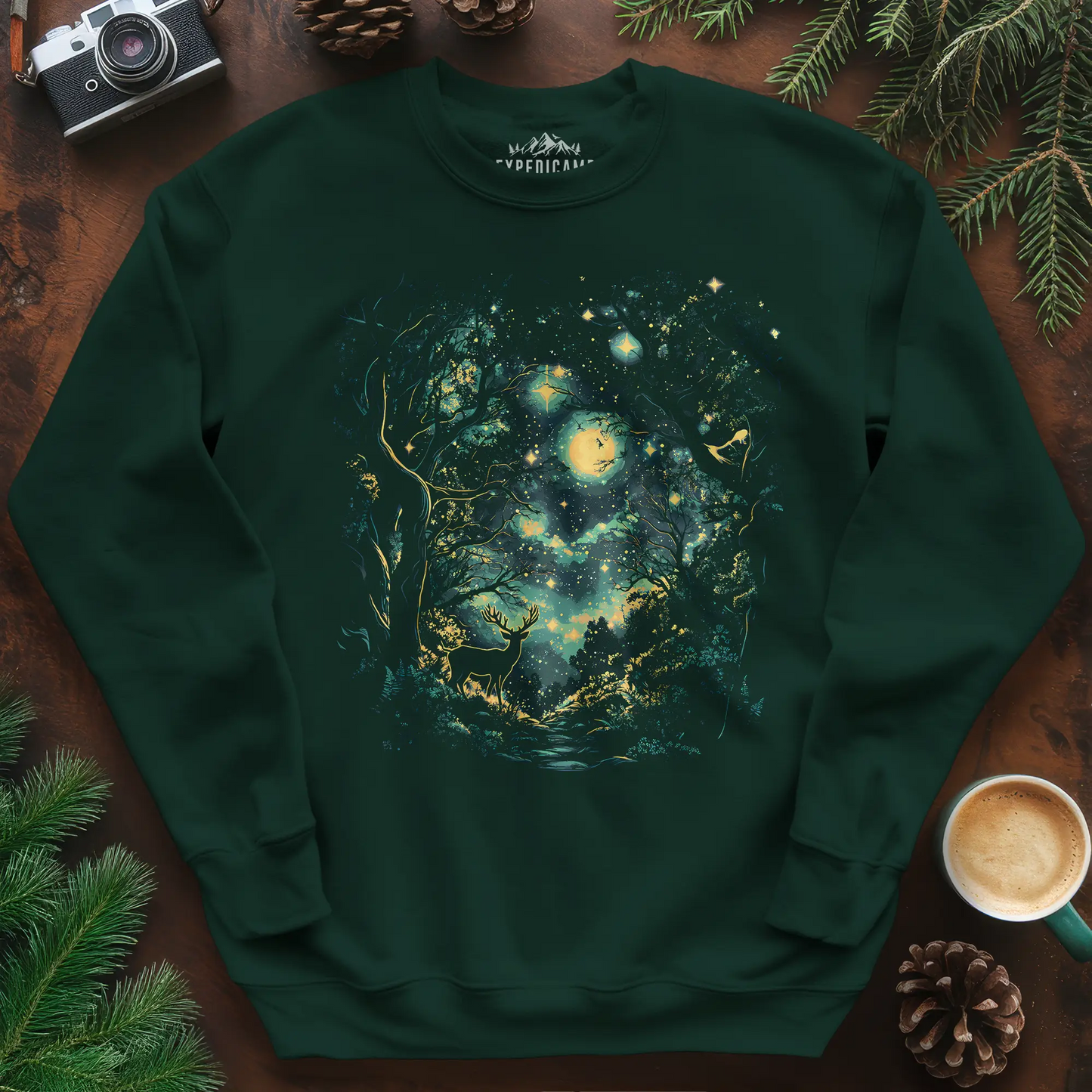 Enchanted Forest Deer Sweatshirt