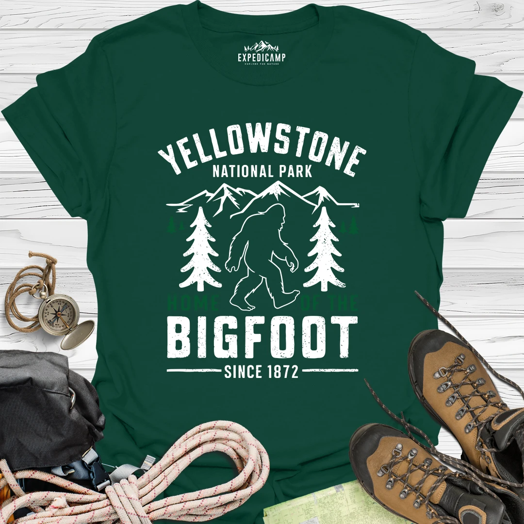 Yellowstone Home Of The Bigfoot National Park T-Shirt