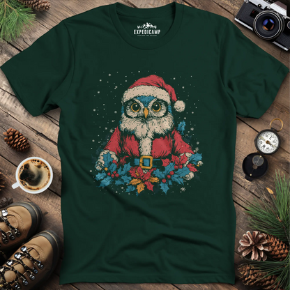 Santa Owl T-Shirt