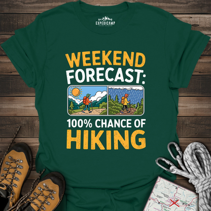 Weekend Hiking Forecast T-Shirt