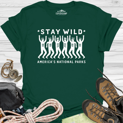 Stay Wild America's National Parks T-Shirt