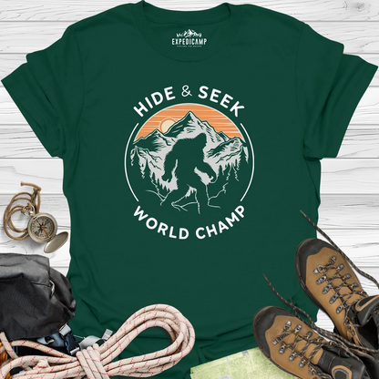 Bigfoot Hide And Seek World Champ T-Shirt