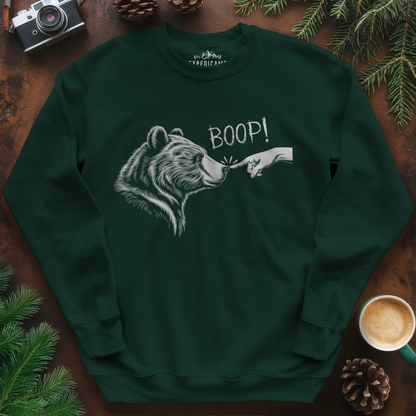 Boop Bear Sweatshirt – Funny Bear Lover Sweatshirt