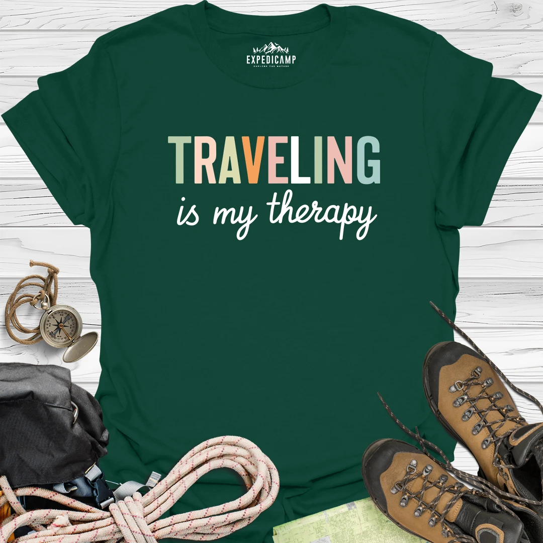 Traveling Is My Therapy T-Shirt