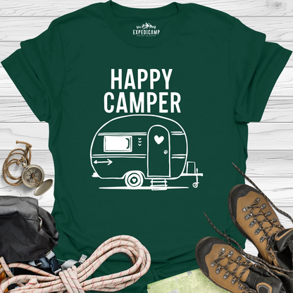 Happy Camper Camping T-Shirt