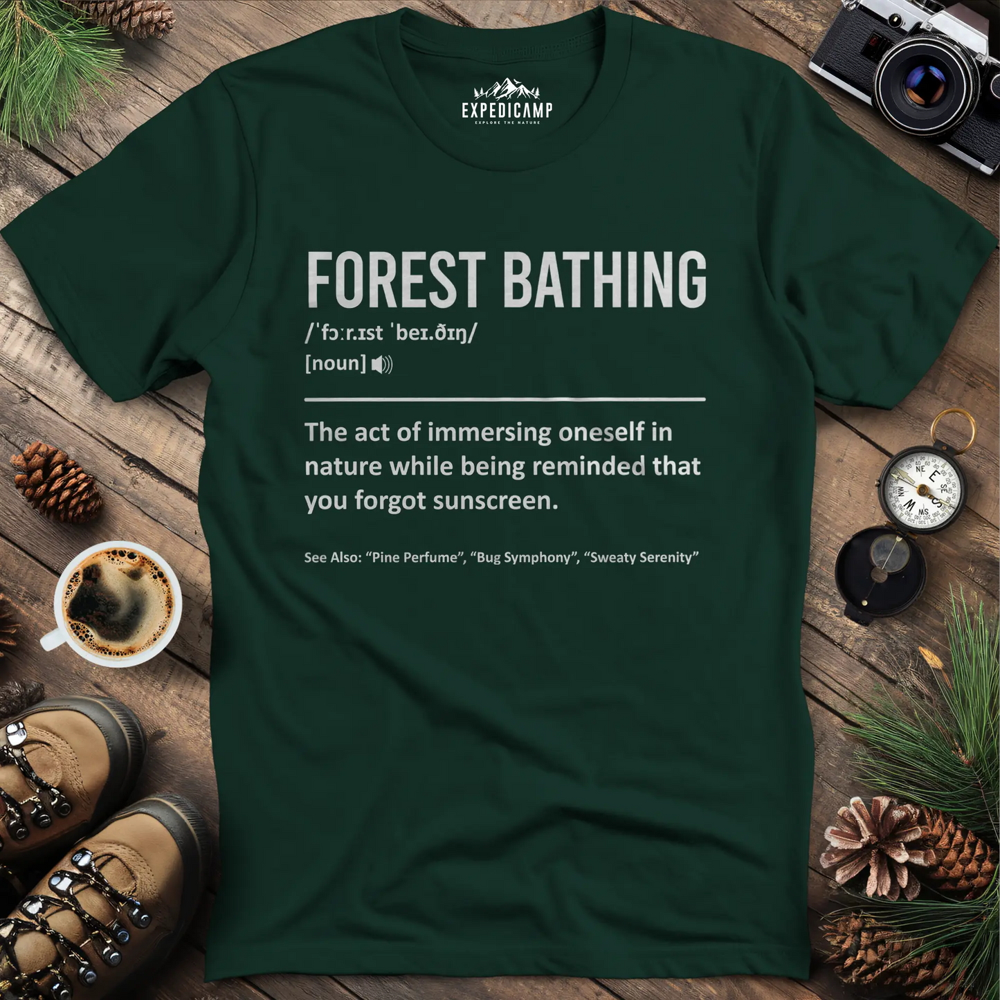 Forest Bathing Definition T-Shirt