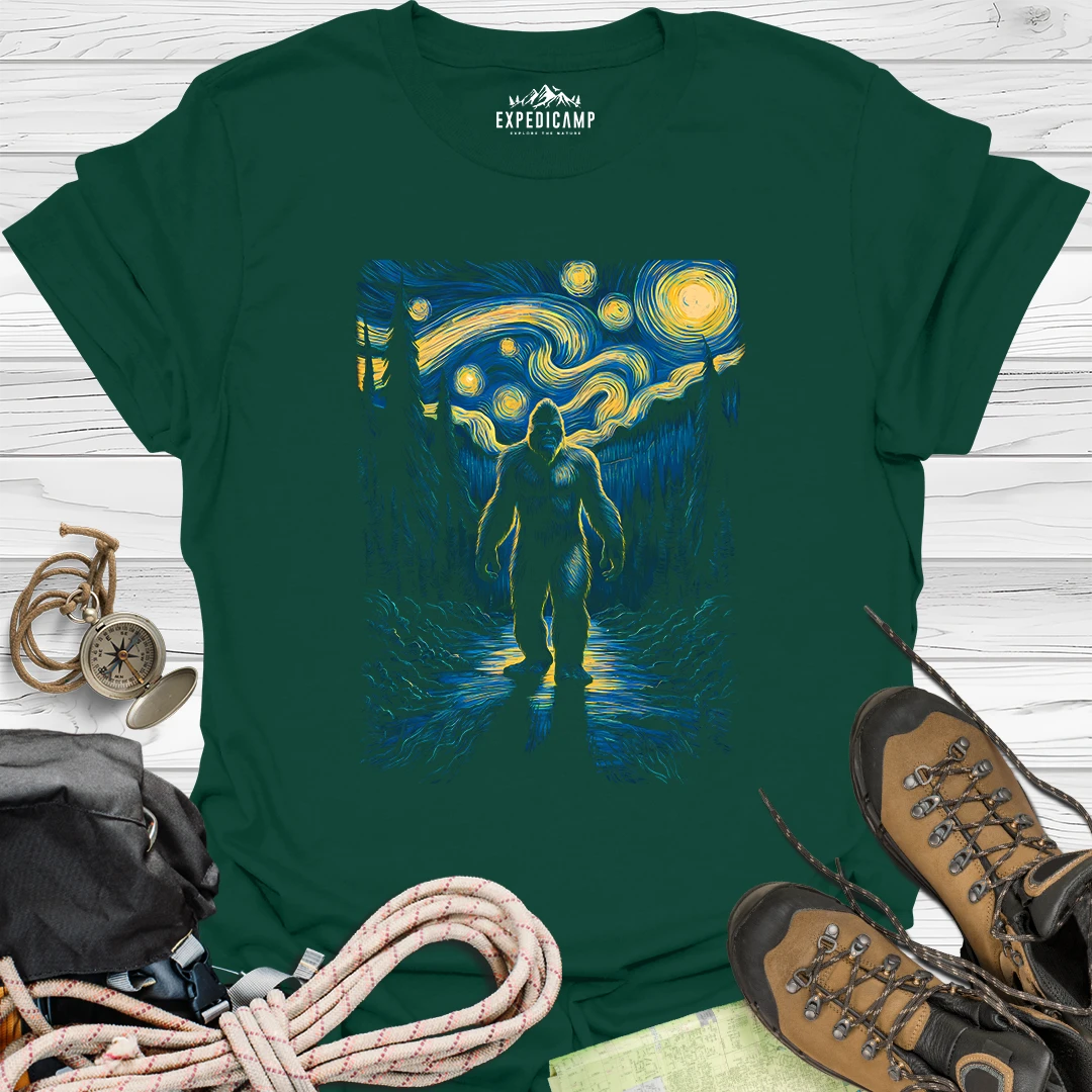 Bigfoot Van Gogh T-Shirt