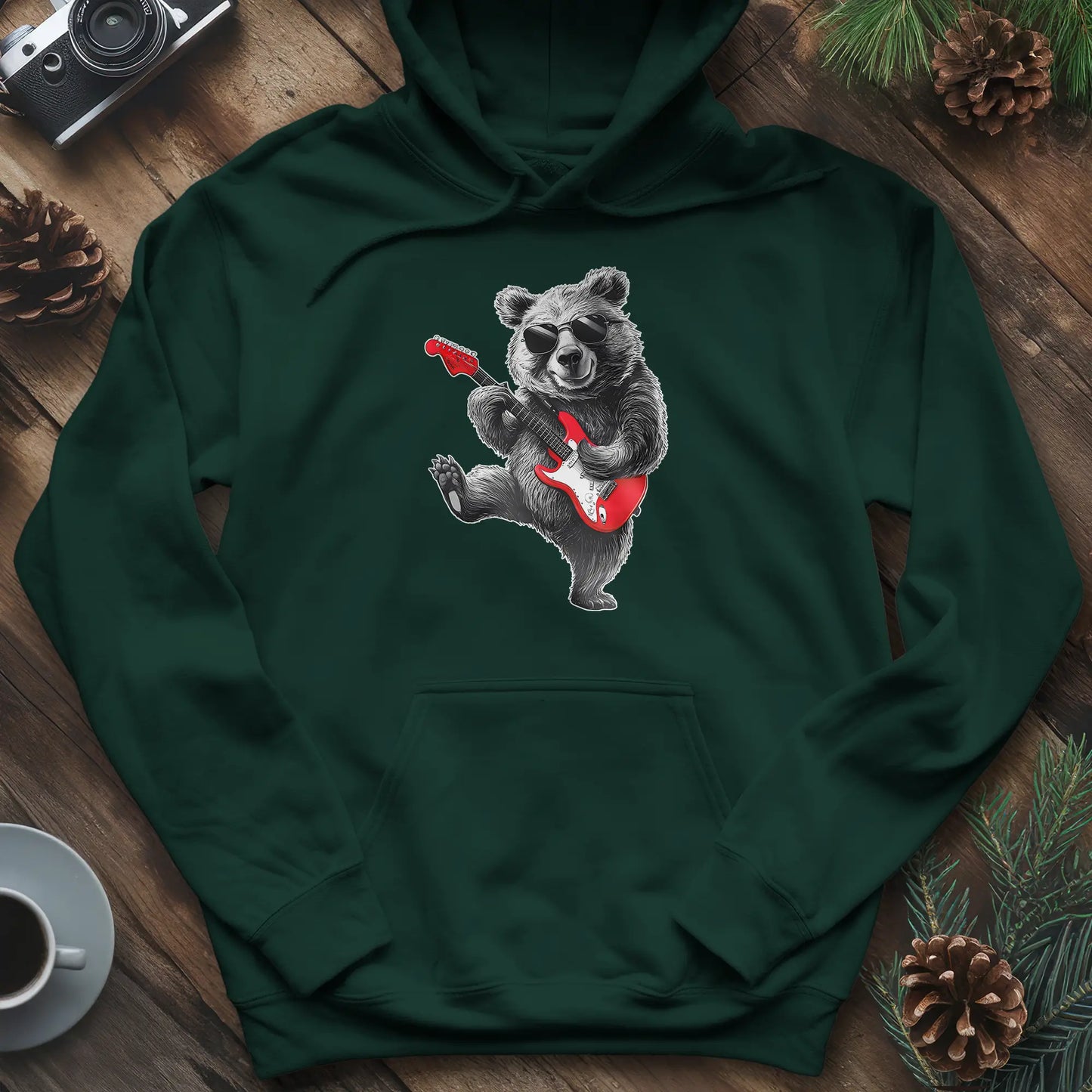 Bear Rock Star Hoodie