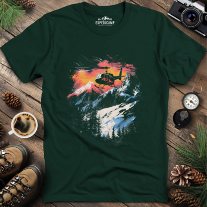 Mountain Rescue Helicopter Adventure T-Shirt