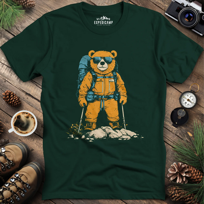 Backpacking Bear T-Shirt – Cool Hiking Bear Adventure Design