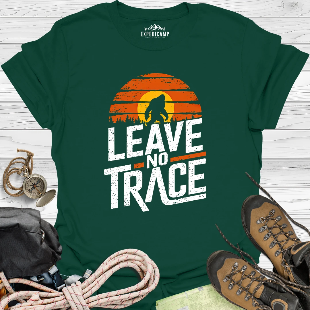 Bigfoot Leave No Trace America's National Parks T-Shirt