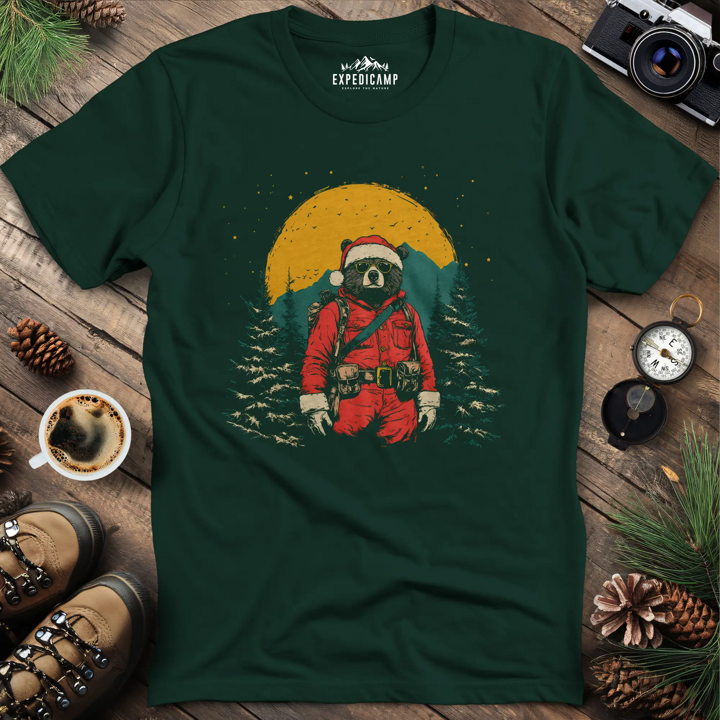 Cool Bear Santa T-Shirt