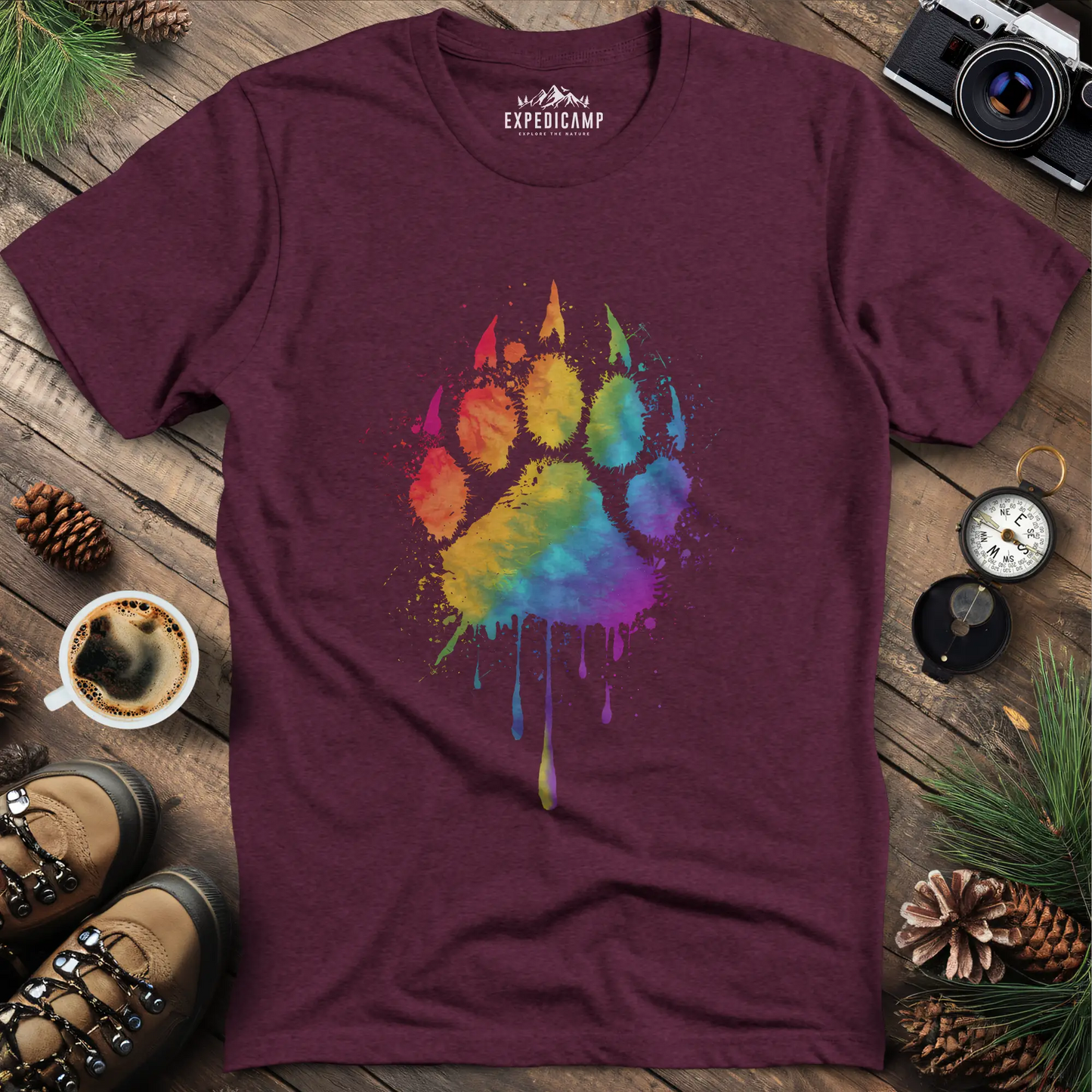 Rainbow Bear Paw T-Shirt