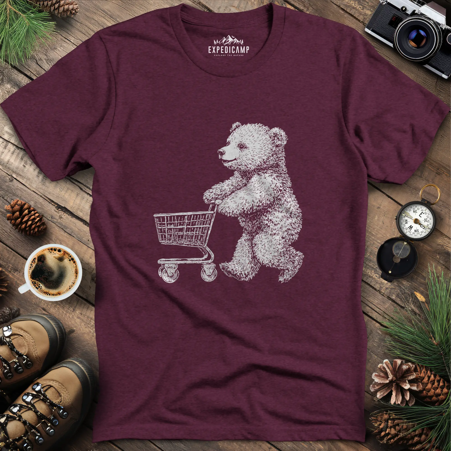 Shopping Bear T-Shirt