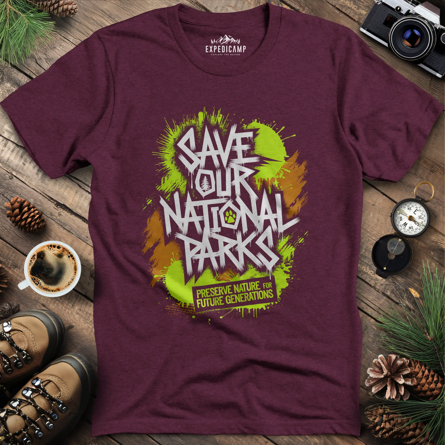 Graffiti Save Our National Parks T-Shirt