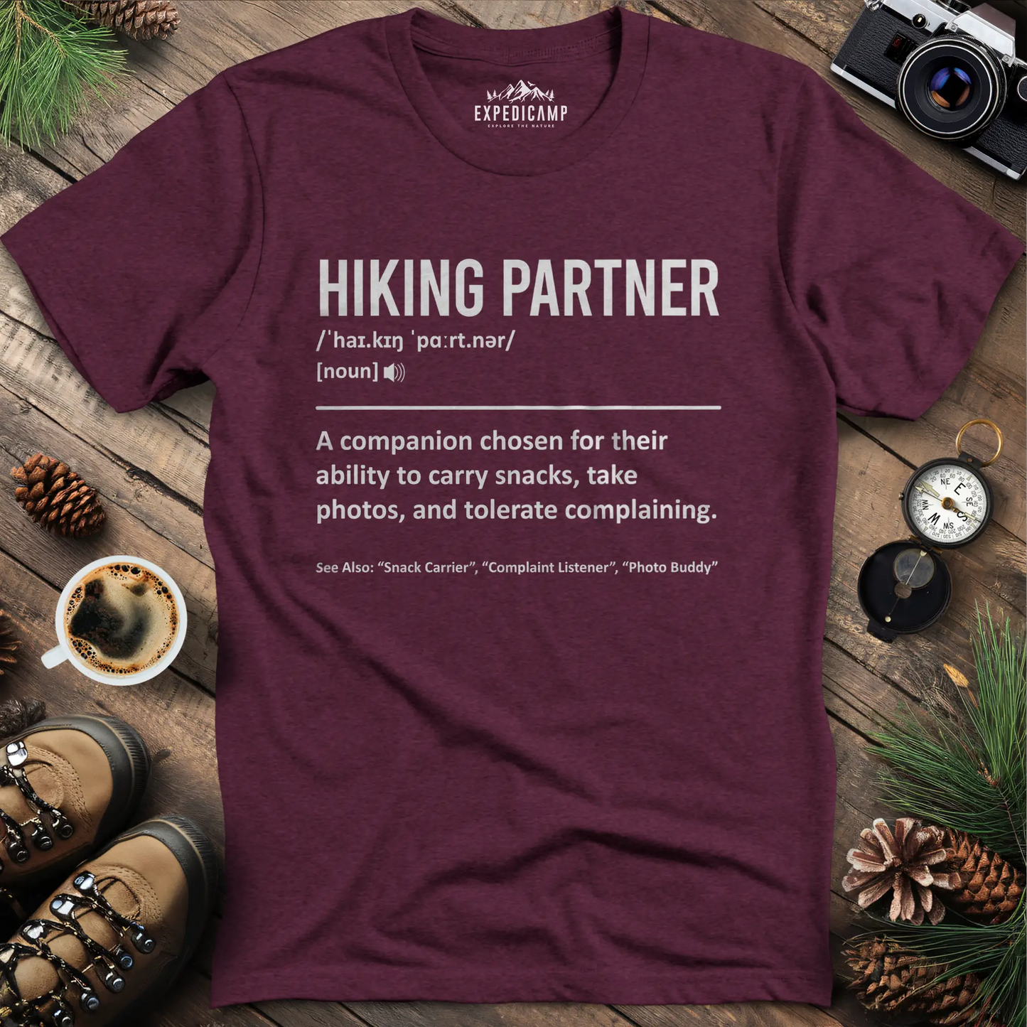 Hiking Partner Definition T-Shirt