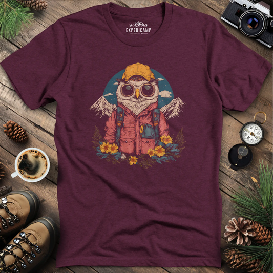 Owl Hiker T-Shirt – Wisdom of the Wild