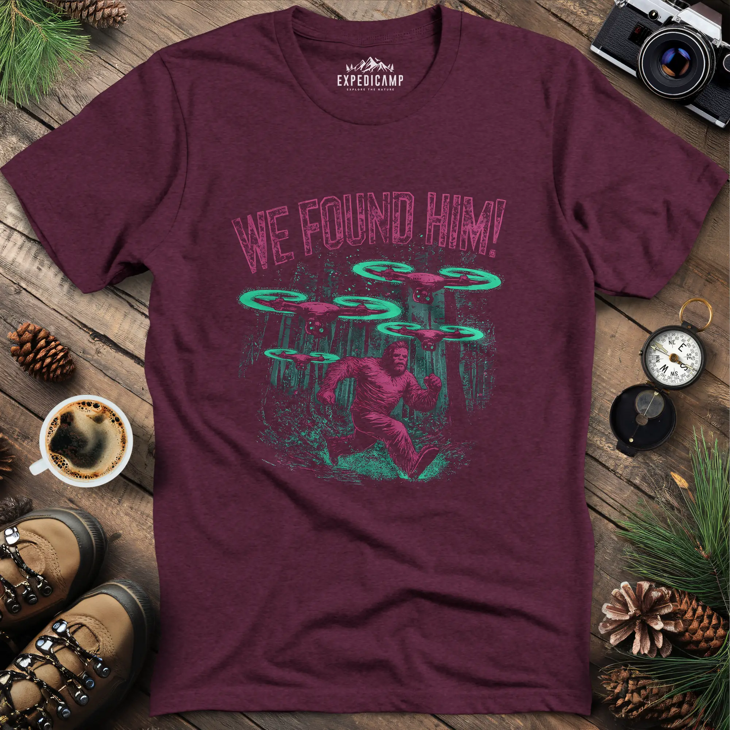 We Found Him Bigfoot T-Shirt