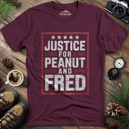 Justice for Peanut and Fred T-Shirt - Animal Heroes Memorial