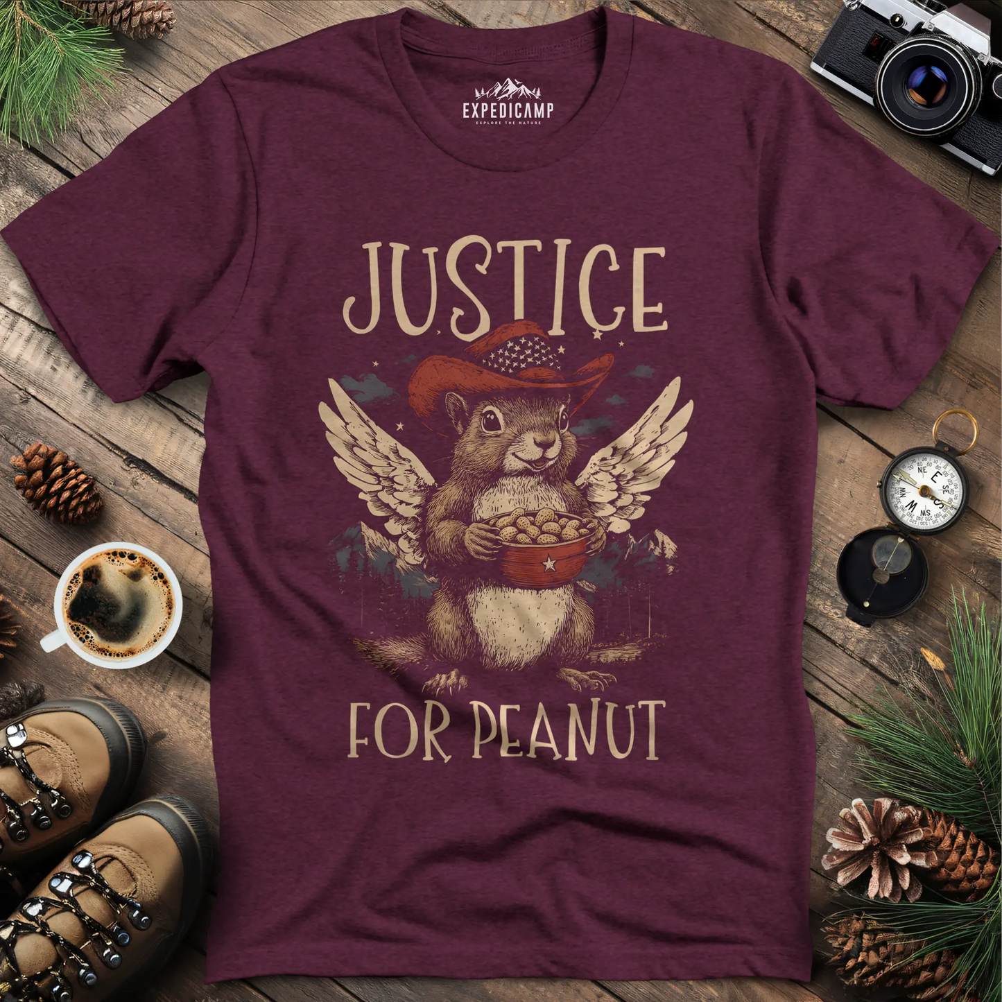 Justice for Peanut T-Shirt - Stand for the Squirrel Hero