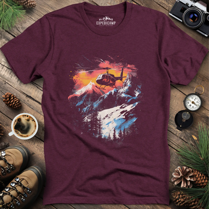 Mountain Rescue Helicopter Adventure T-Shirt