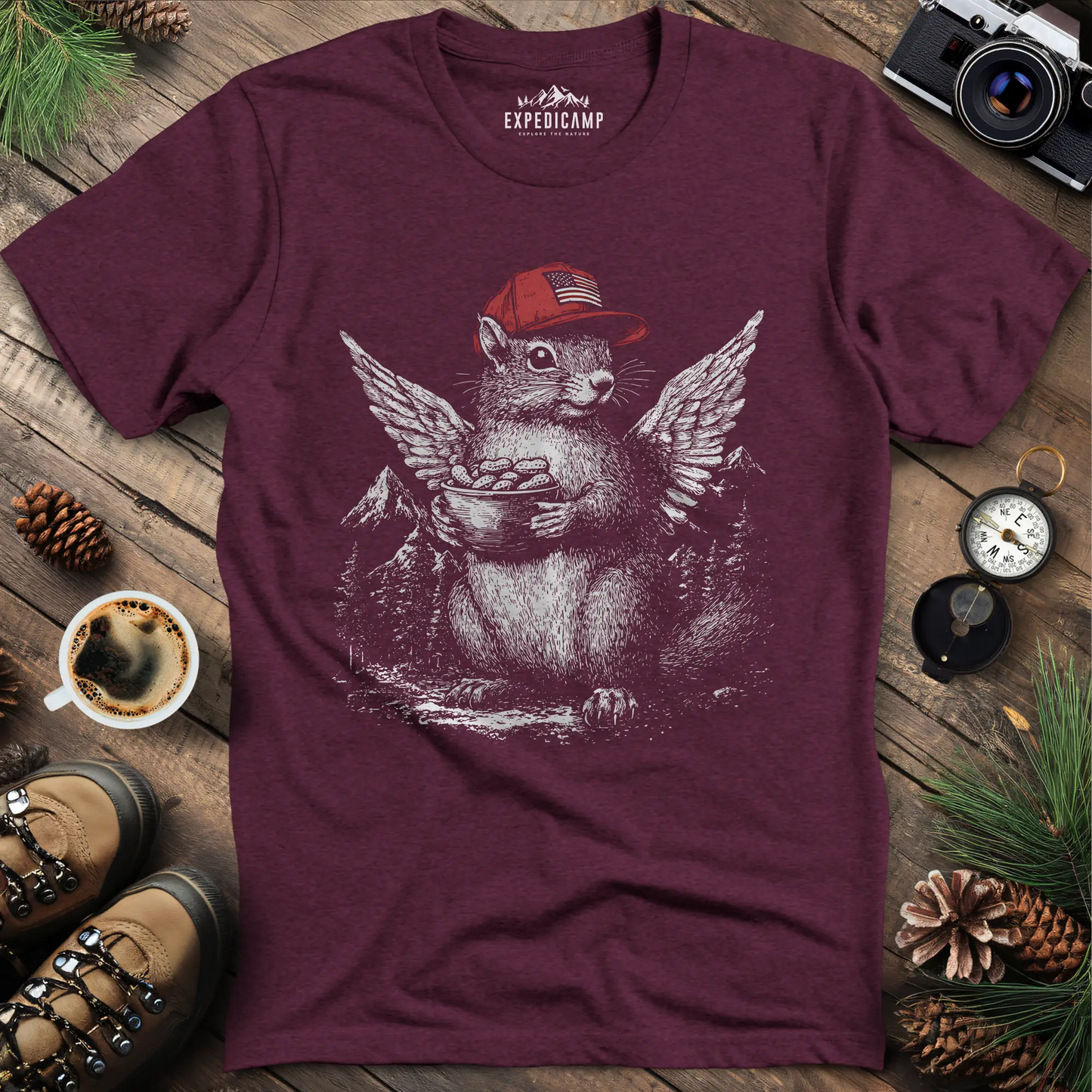 Patriotic Peanut Tribute T-Shirt - Forest Guardian Edition