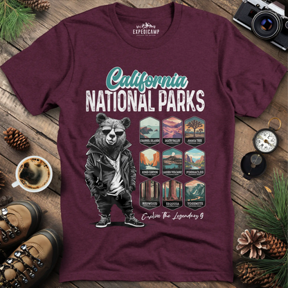 California National Parks Bear T-Shirt