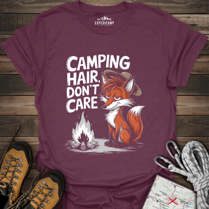 Camping Hair Don't Care Fox T-Shirt