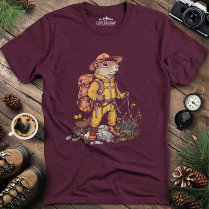 Ground Squirrel Hiker T-Shirt – Small But Mighty Adventurer