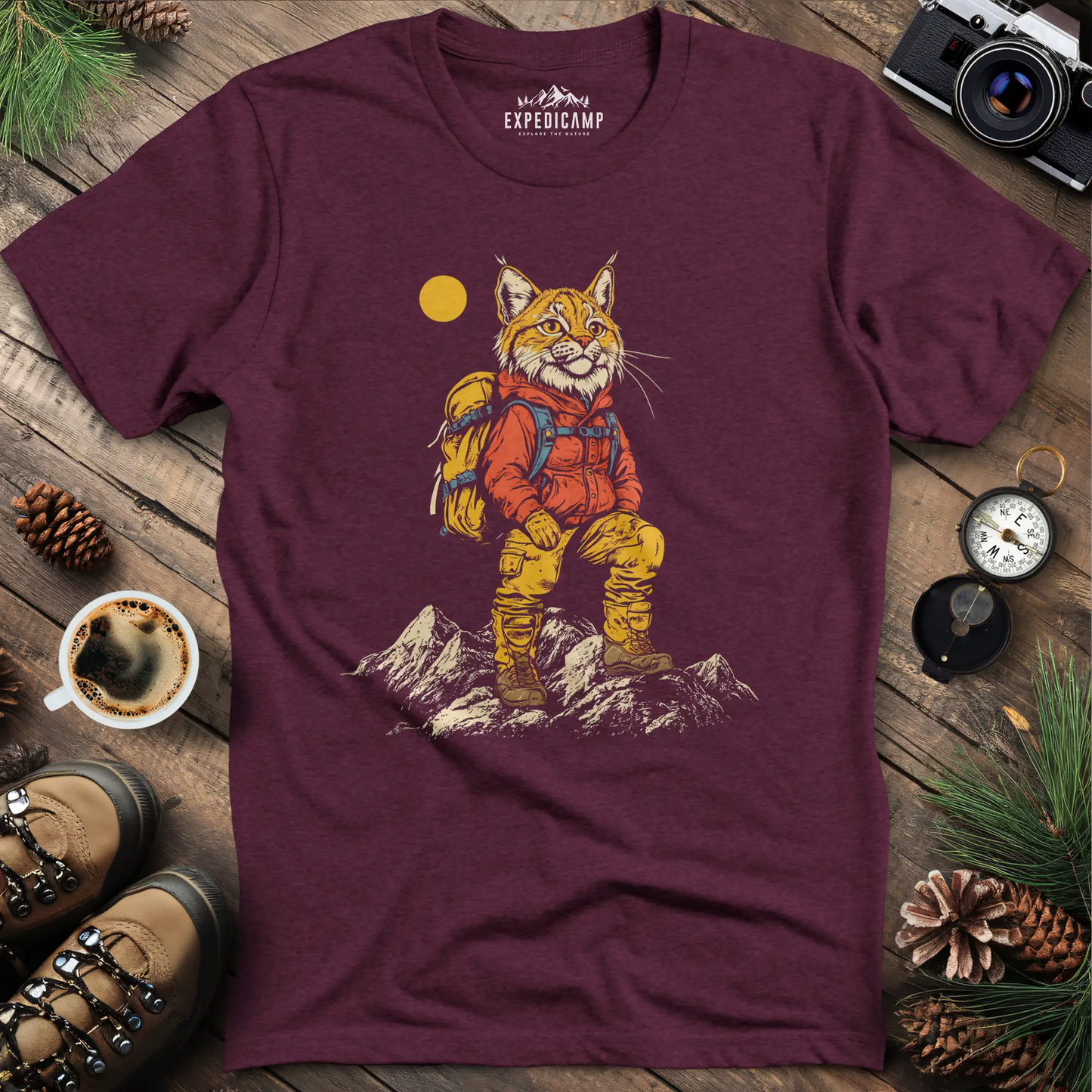 Lynx Hiker T-Shirt – Fierce and Free