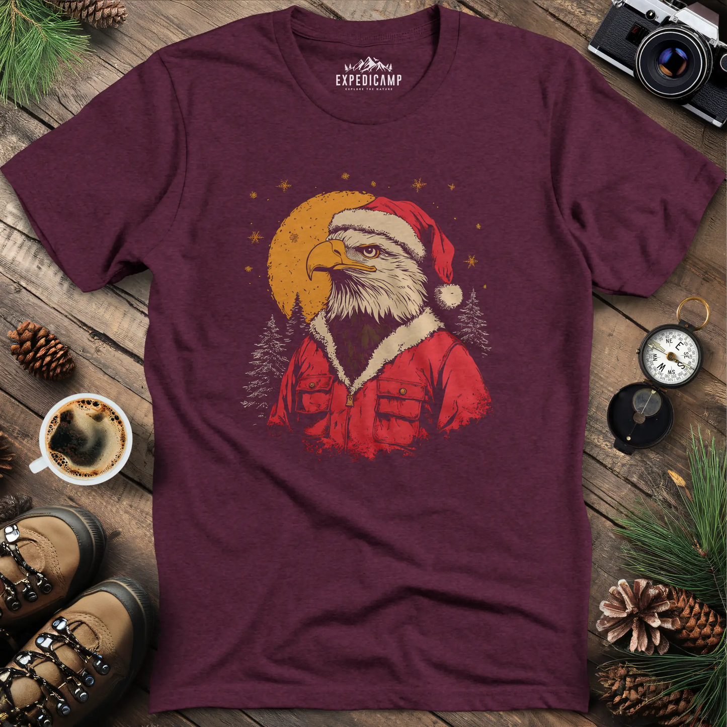 Santa Eagle T-Shirt