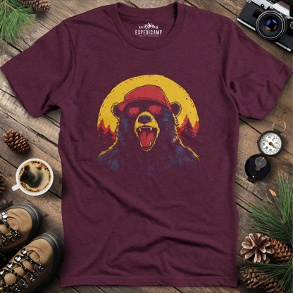 Sunglasses Bear T-Shirt – Cool Bear in the Wild Design