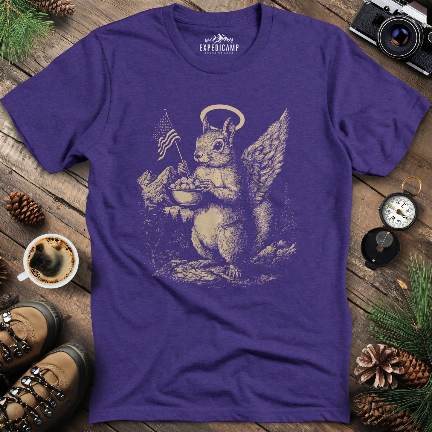 Angel Peanut T-Shirt - A Tribute to Peanut the Squirrel